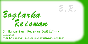 boglarka reisman business card